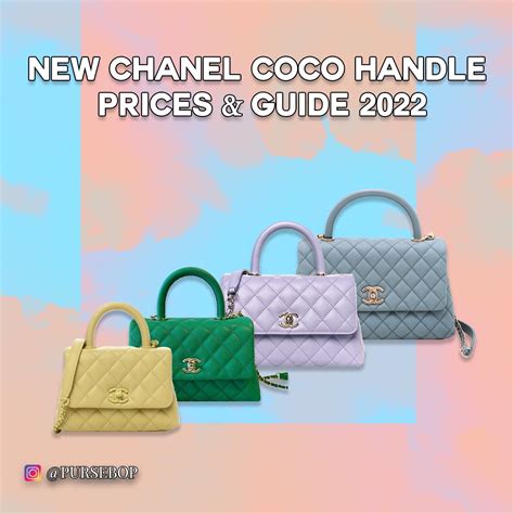 chanel coco handle price list